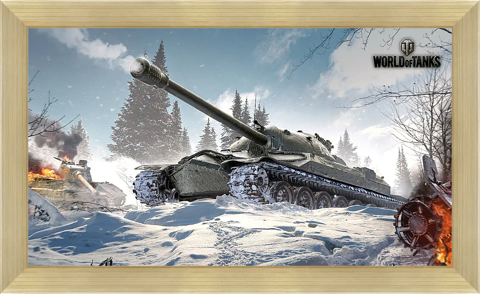 Картина в раме - world of tanks, wargaming net, wg