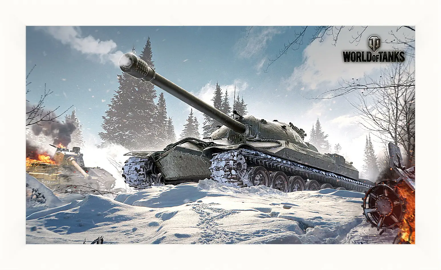 Картина в раме - world of tanks, wargaming net, wg