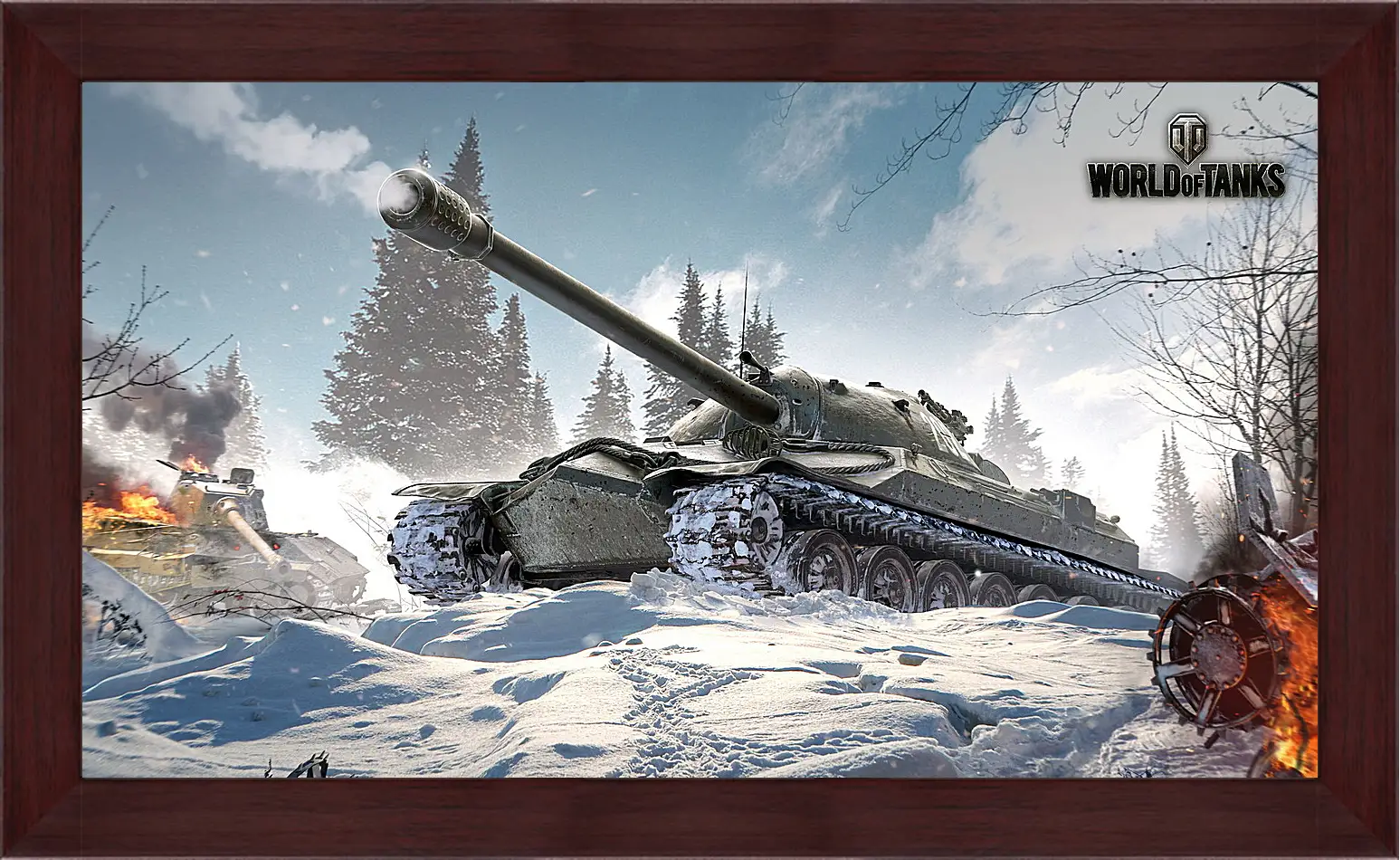 Картина в раме - world of tanks, wargaming net, wg