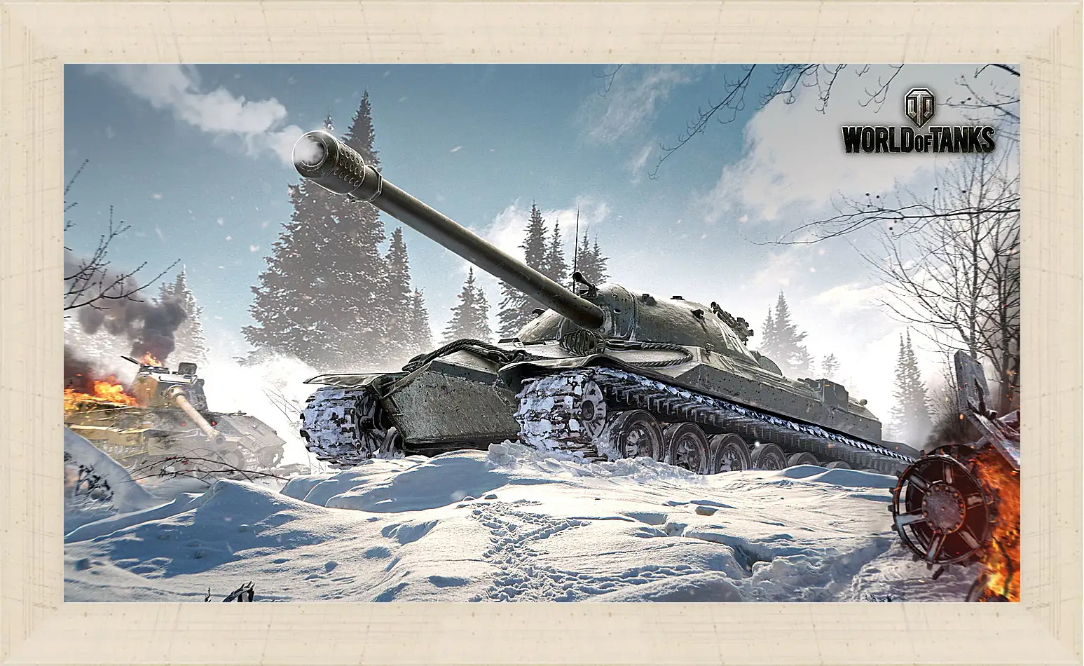 Картина в раме - world of tanks, wargaming net, wg