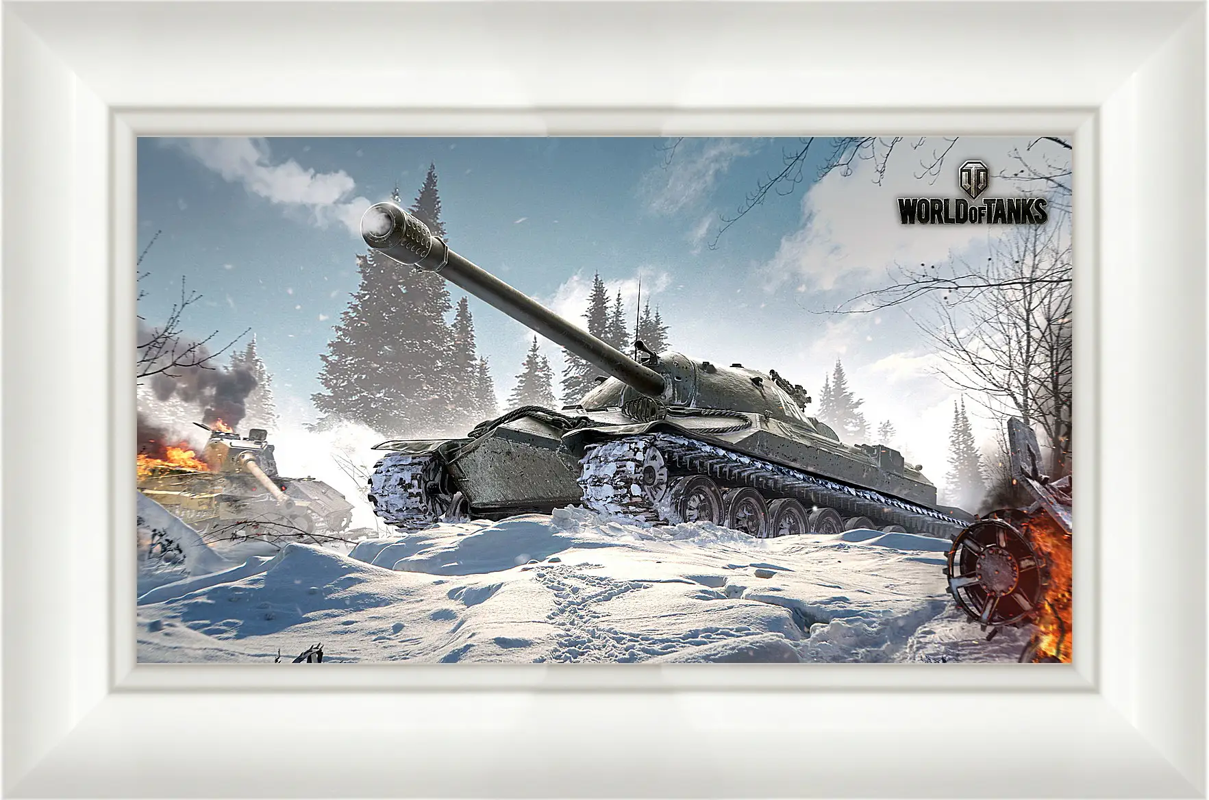 Картина в раме - world of tanks, wargaming net, wg