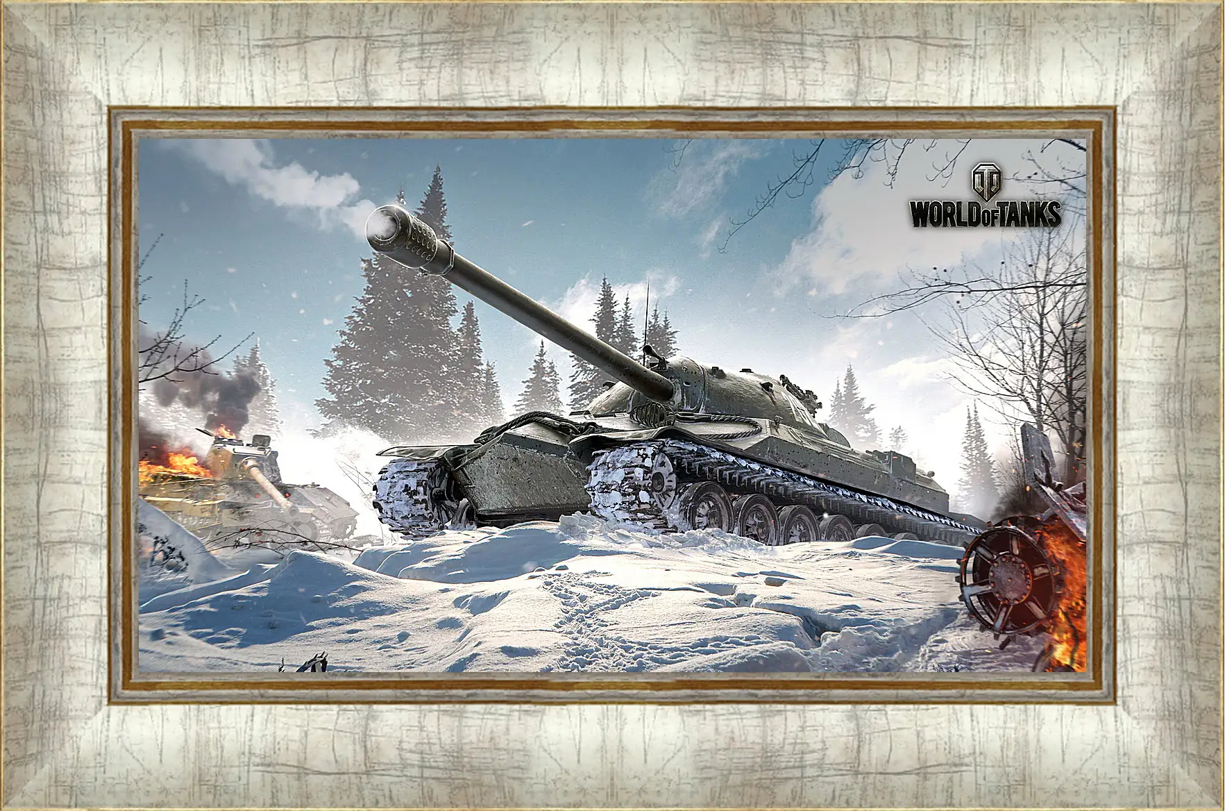 Картина в раме - world of tanks, wargaming net, wg