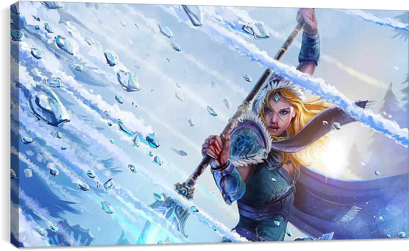 Постер и плакат - crystal maiden, dota 2, art