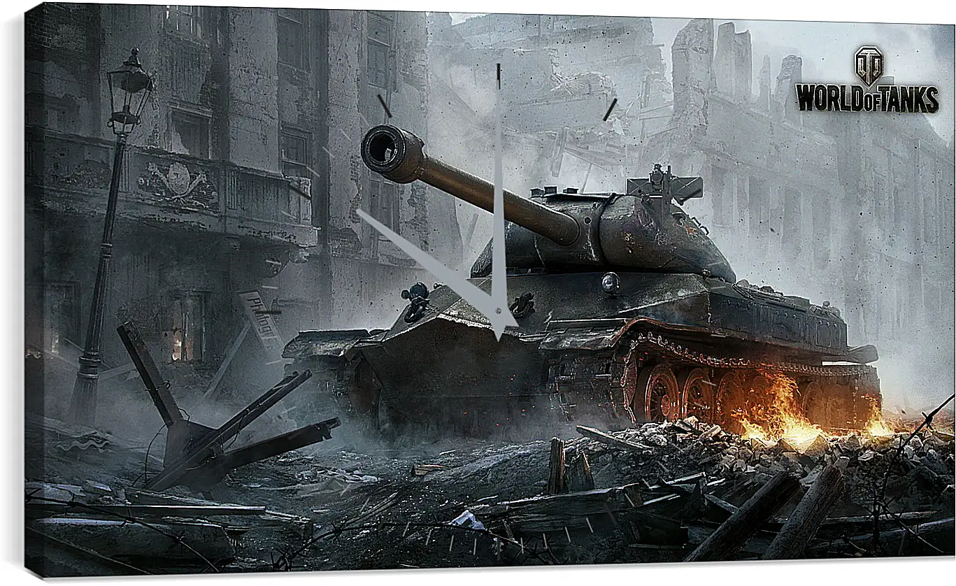 Часы картина - world of tanks, wargaming net, object 260