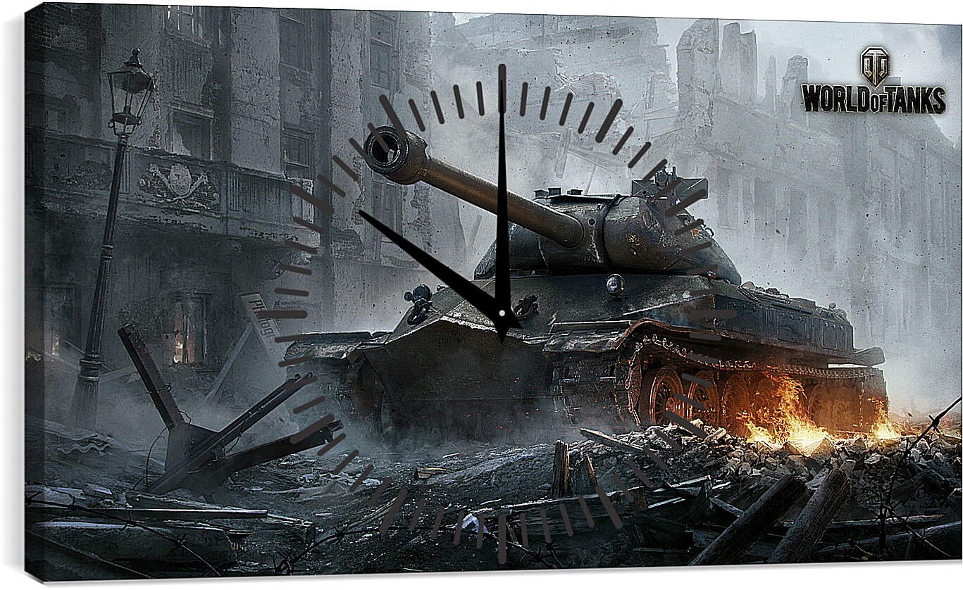 Часы картина - world of tanks, wargaming net, object 260
