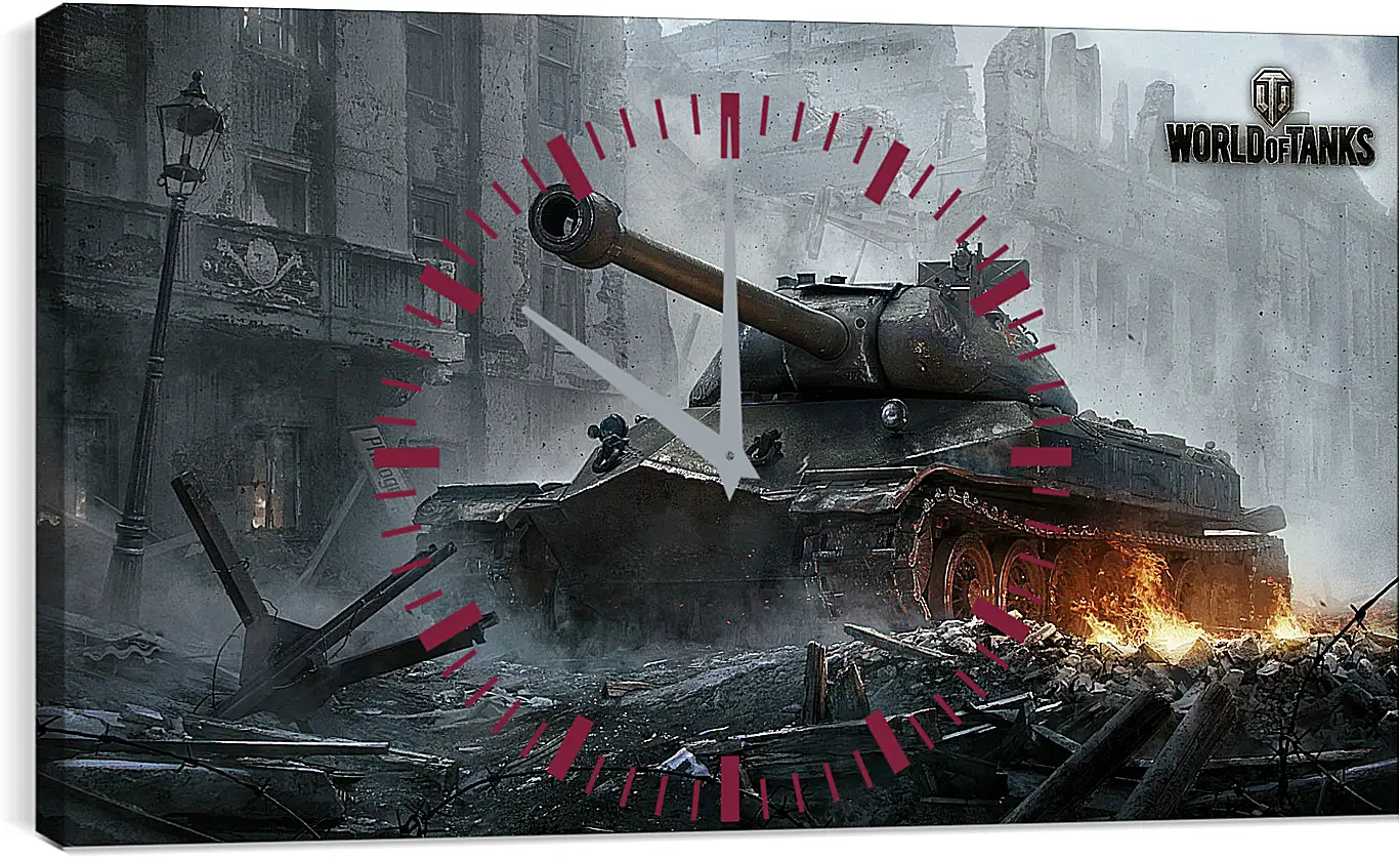Часы картина - world of tanks, wargaming net, object 260