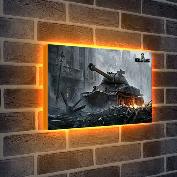 Лайтбокс световая панель - world of tanks, wargaming net, object 260