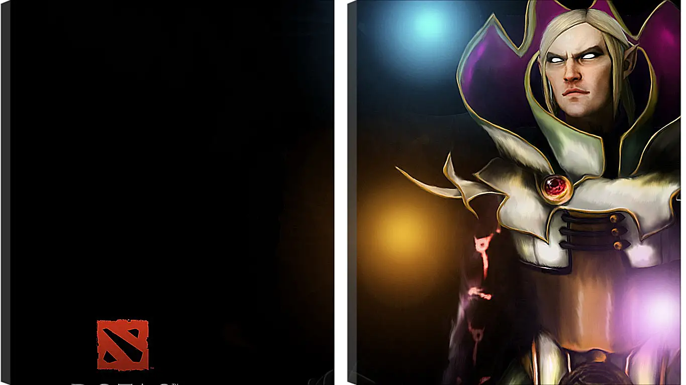 Модульная картина - invoker, dota 2, 3d art