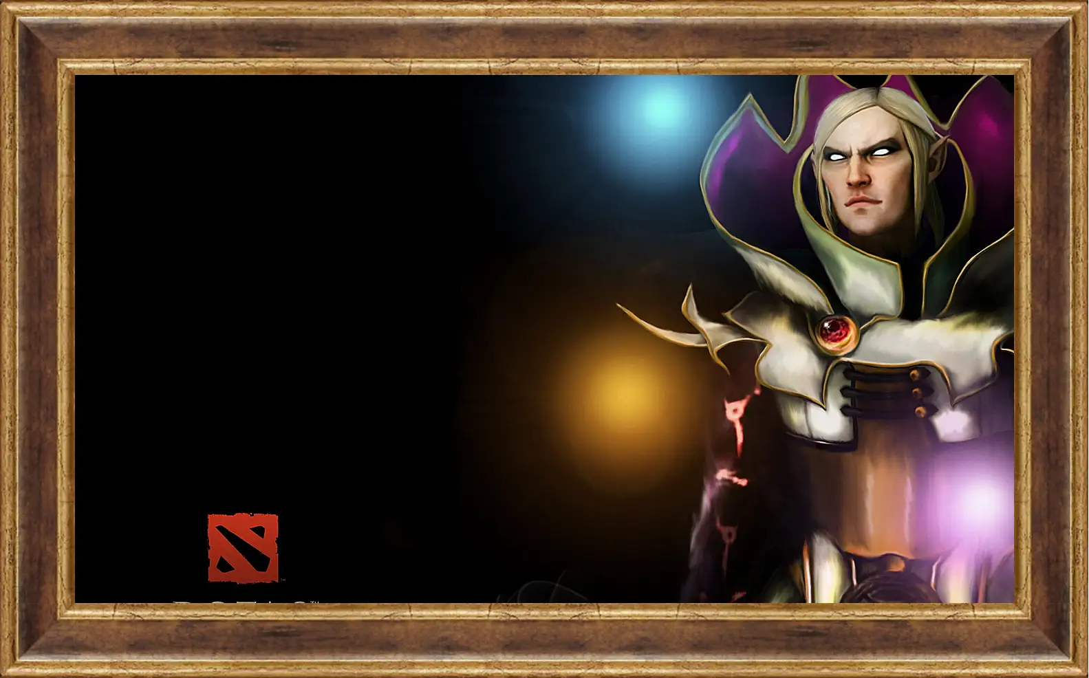 Картина в раме - invoker, dota 2, 3d art