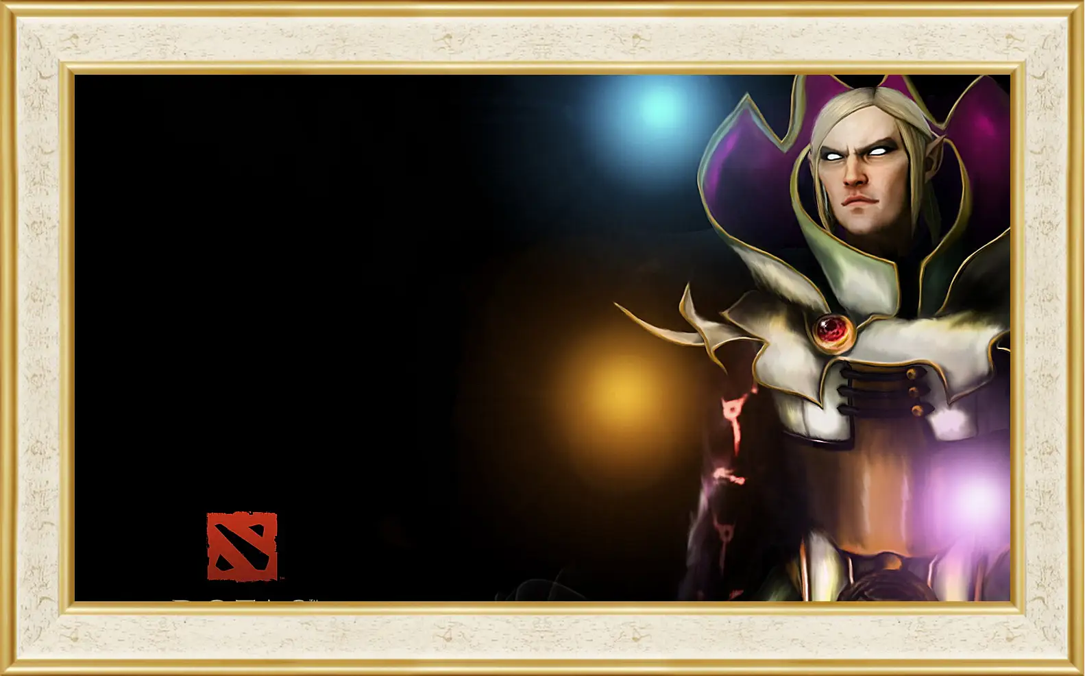 Картина в раме - invoker, dota 2, 3d art