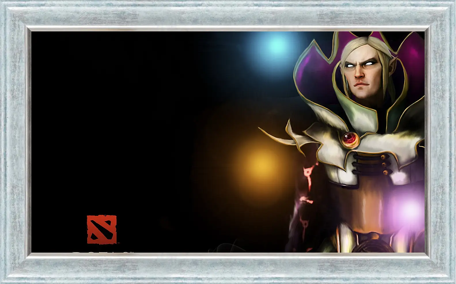 Картина в раме - invoker, dota 2, 3d art