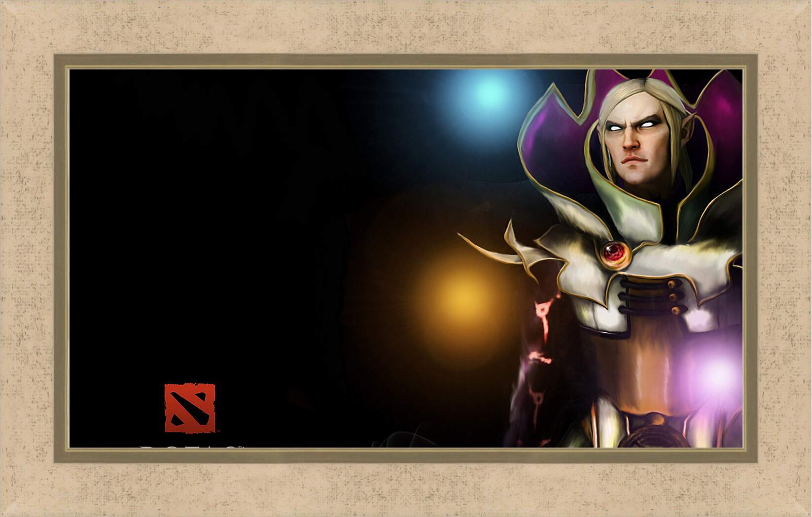 Картина в раме - invoker, dota 2, 3d art