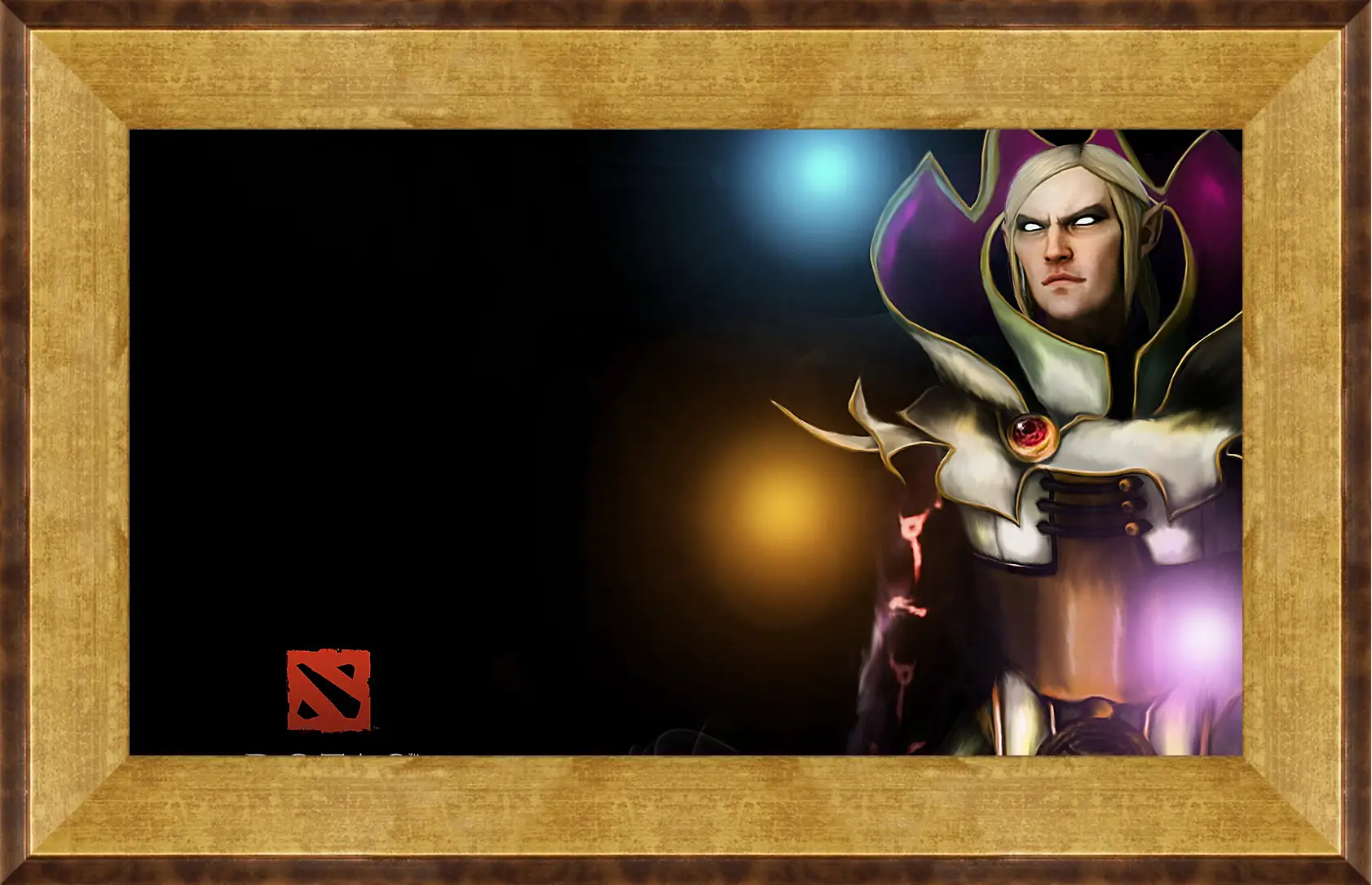 Картина в раме - invoker, dota 2, 3d art