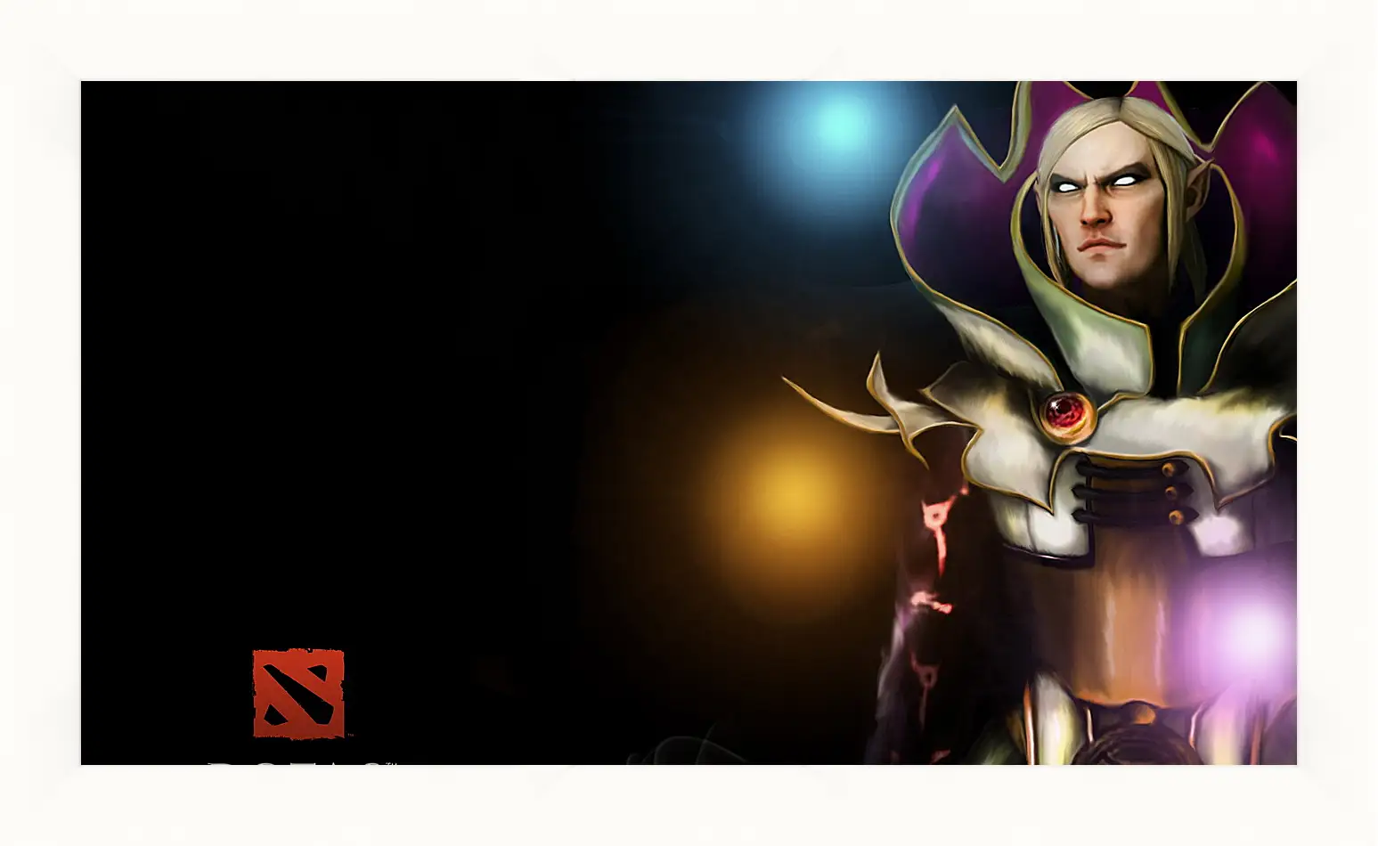 Картина в раме - invoker, dota 2, 3d art