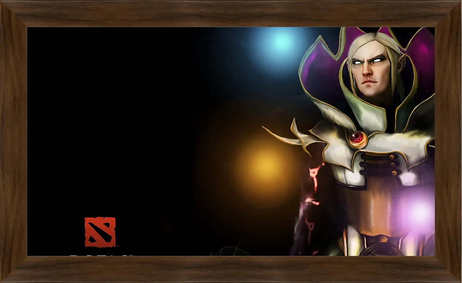 Картина в раме - invoker, dota 2, 3d art