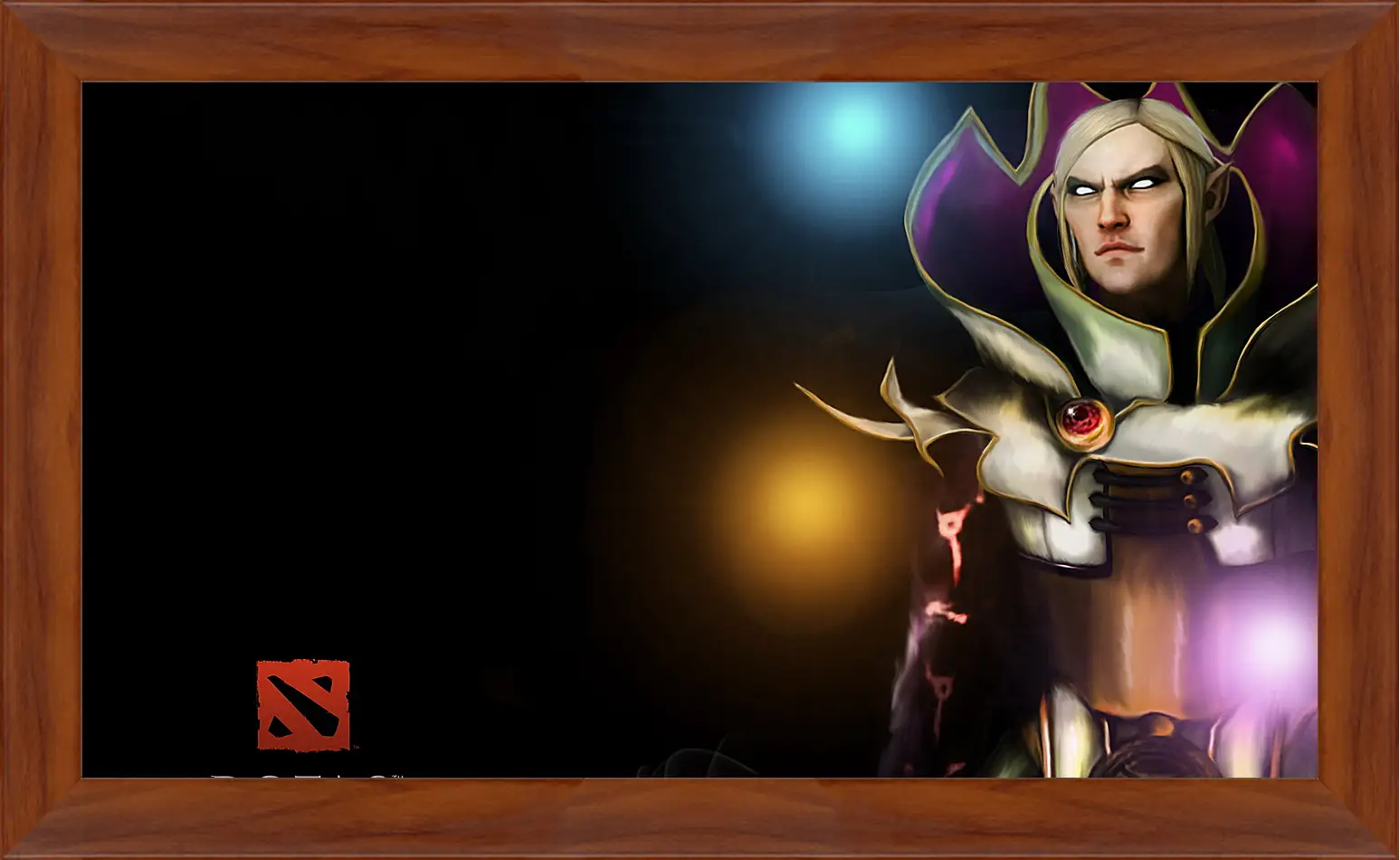 Картина в раме - invoker, dota 2, 3d art