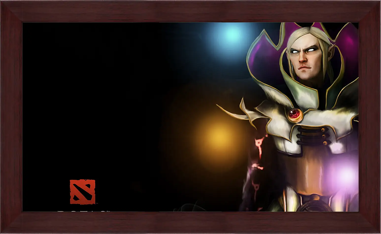 Картина в раме - invoker, dota 2, 3d art