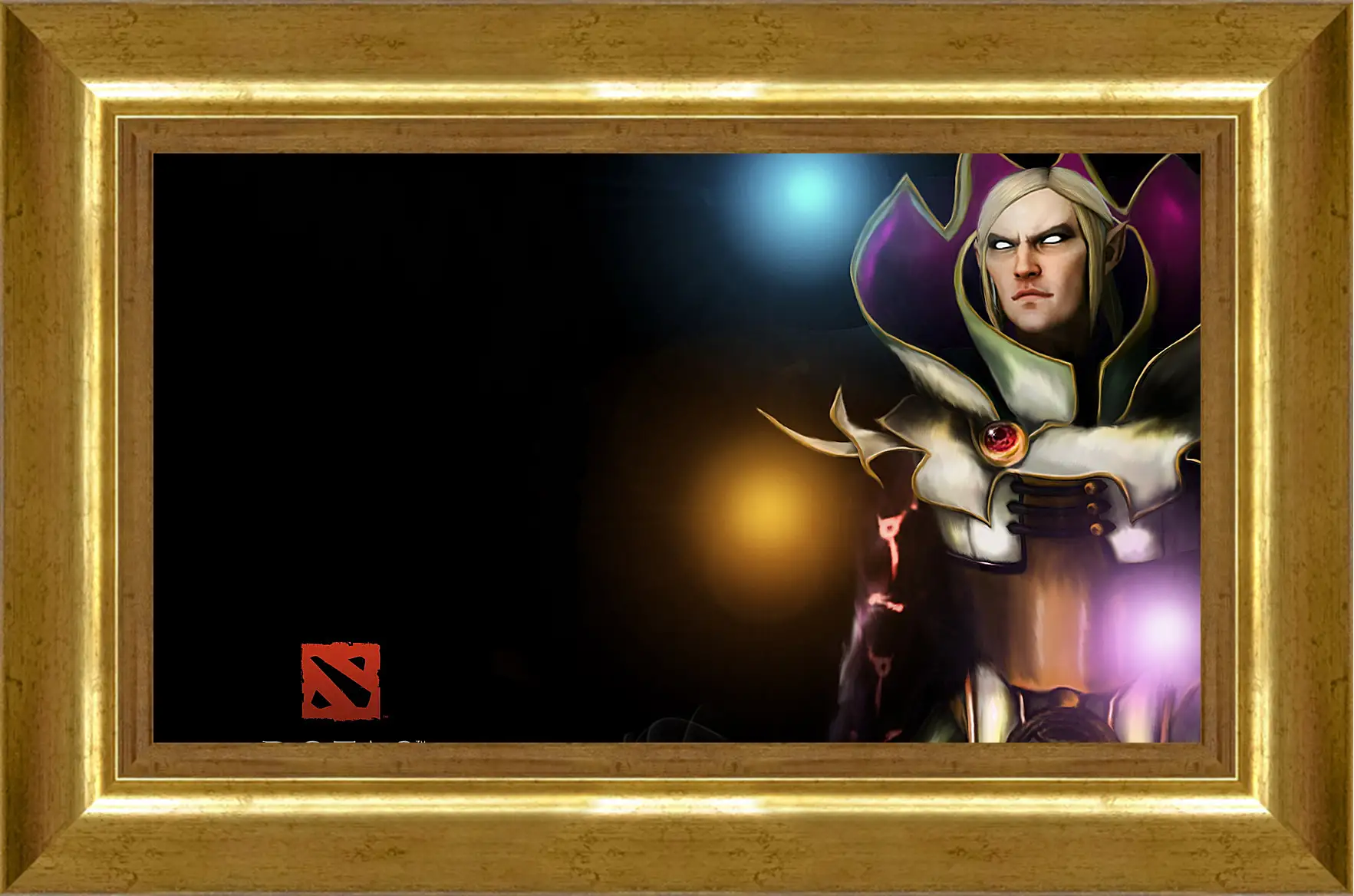 Картина в раме - invoker, dota 2, 3d art