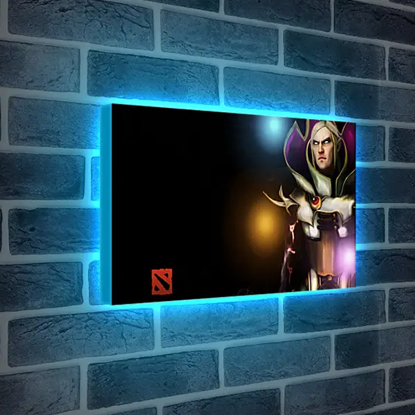 Лайтбокс световая панель - invoker, dota 2, 3d art