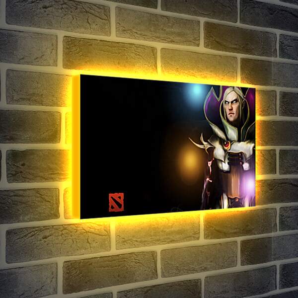 Лайтбокс световая панель - invoker, dota 2, 3d art