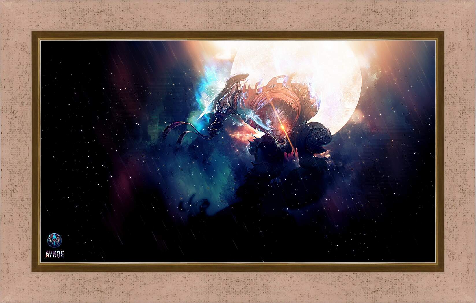 Картина в раме - league of legends, rengar, space
