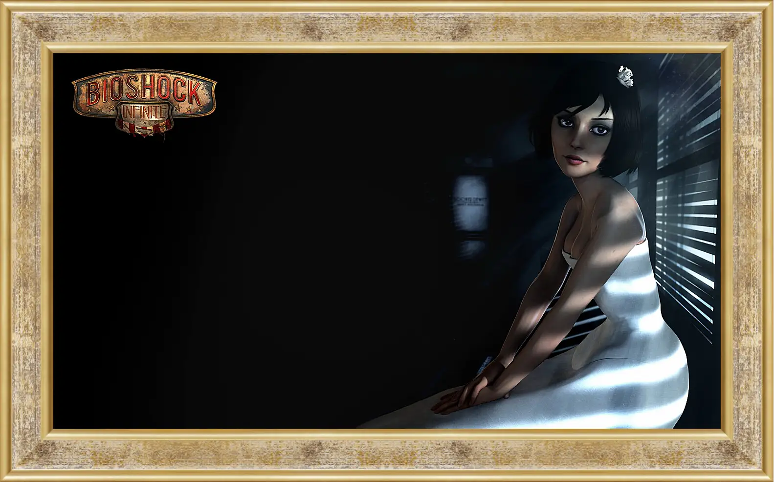 Картина в раме - bioshock infinite, elizabeth, shutters
