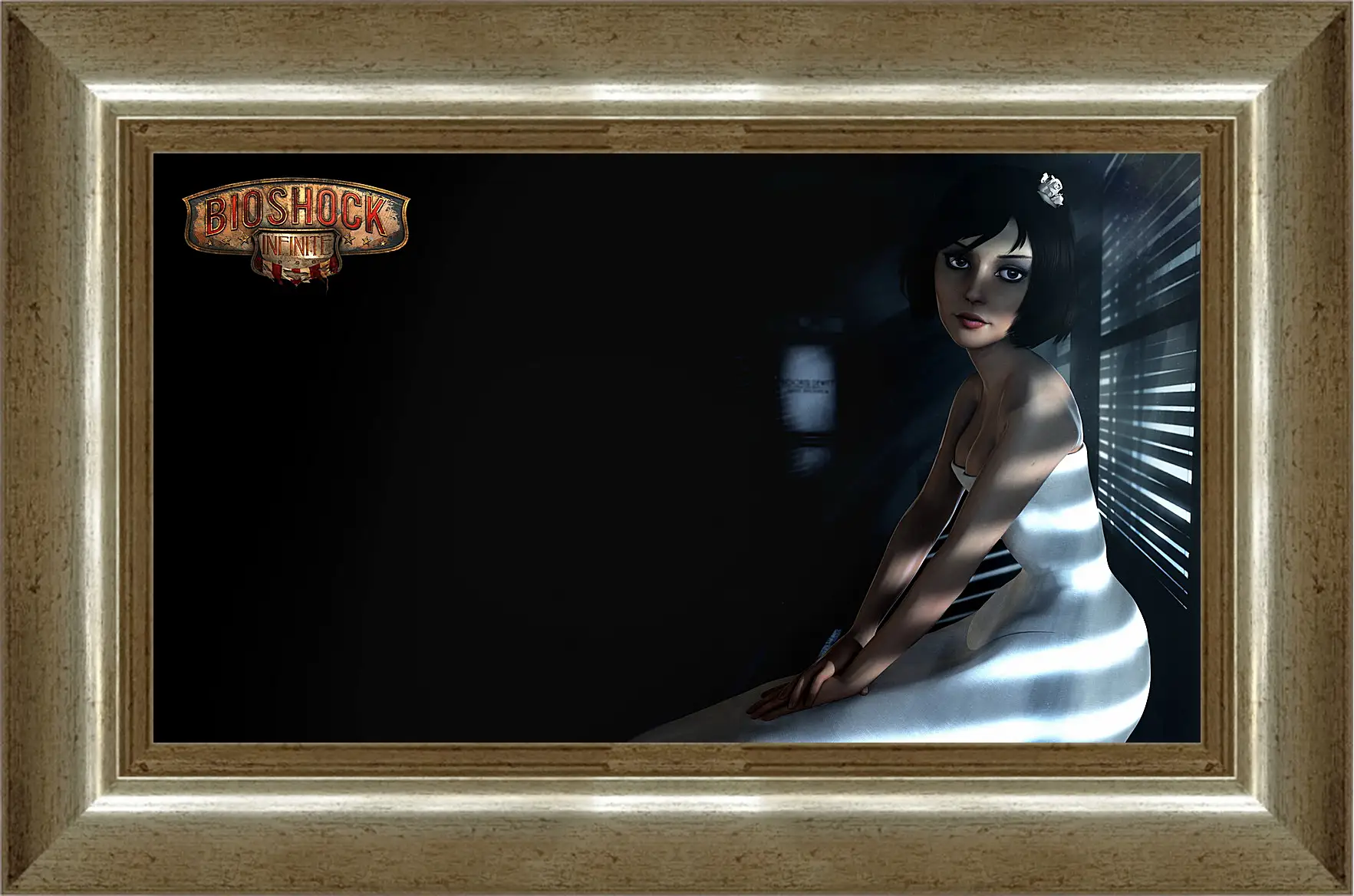 Картина в раме - bioshock infinite, elizabeth, shutters
