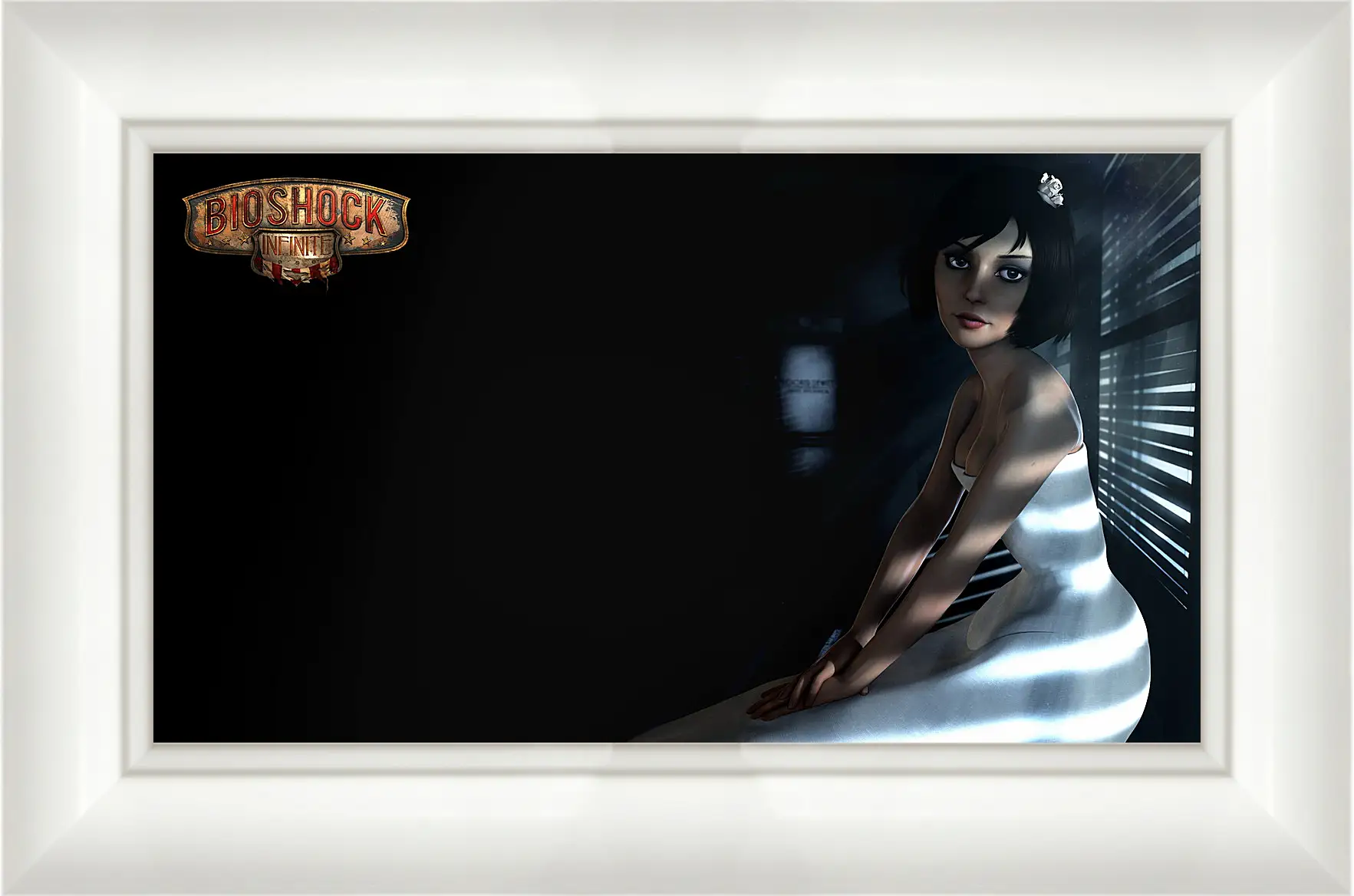 Картина в раме - bioshock infinite, elizabeth, shutters
