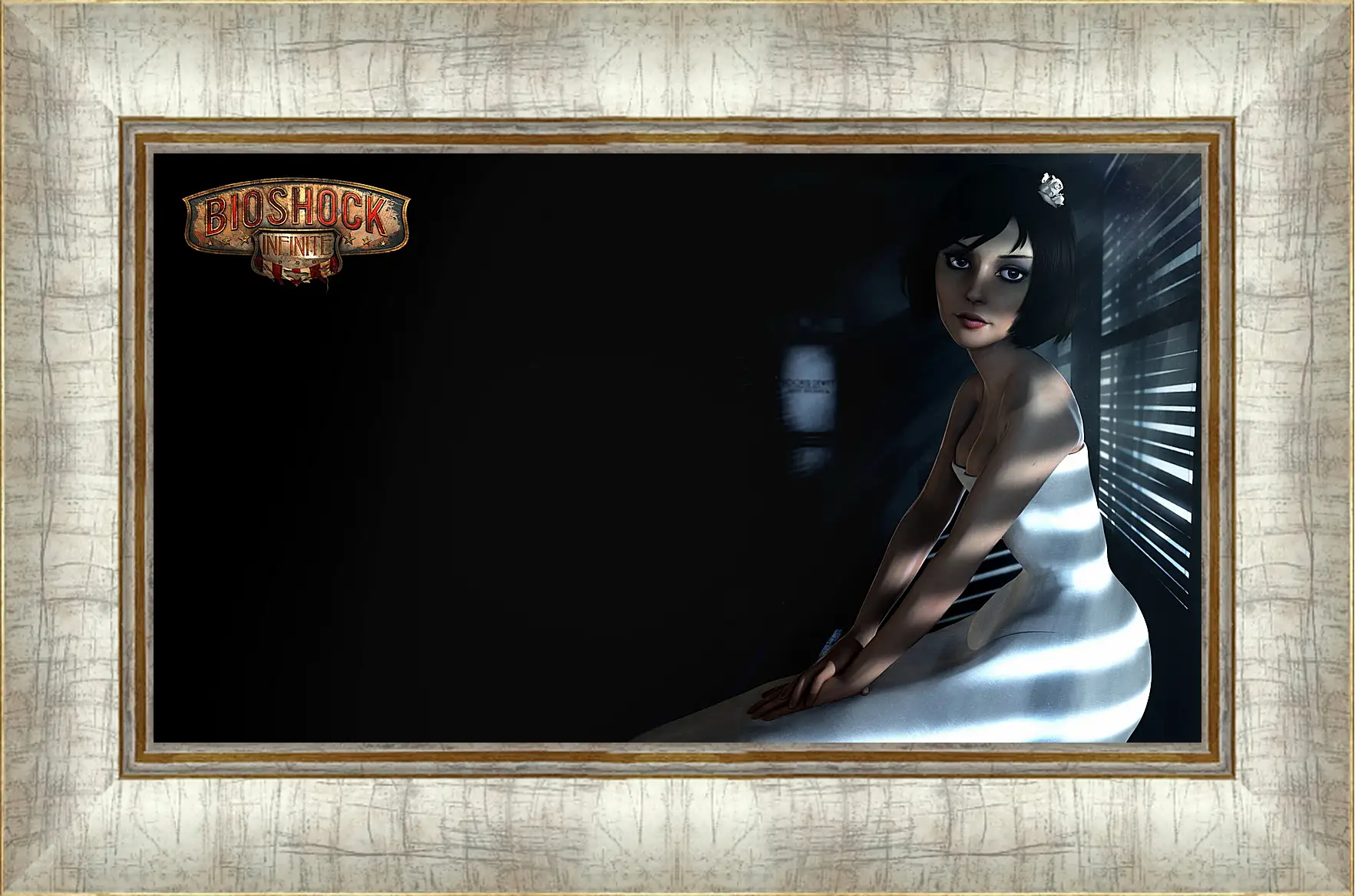 Картина в раме - bioshock infinite, elizabeth, shutters
