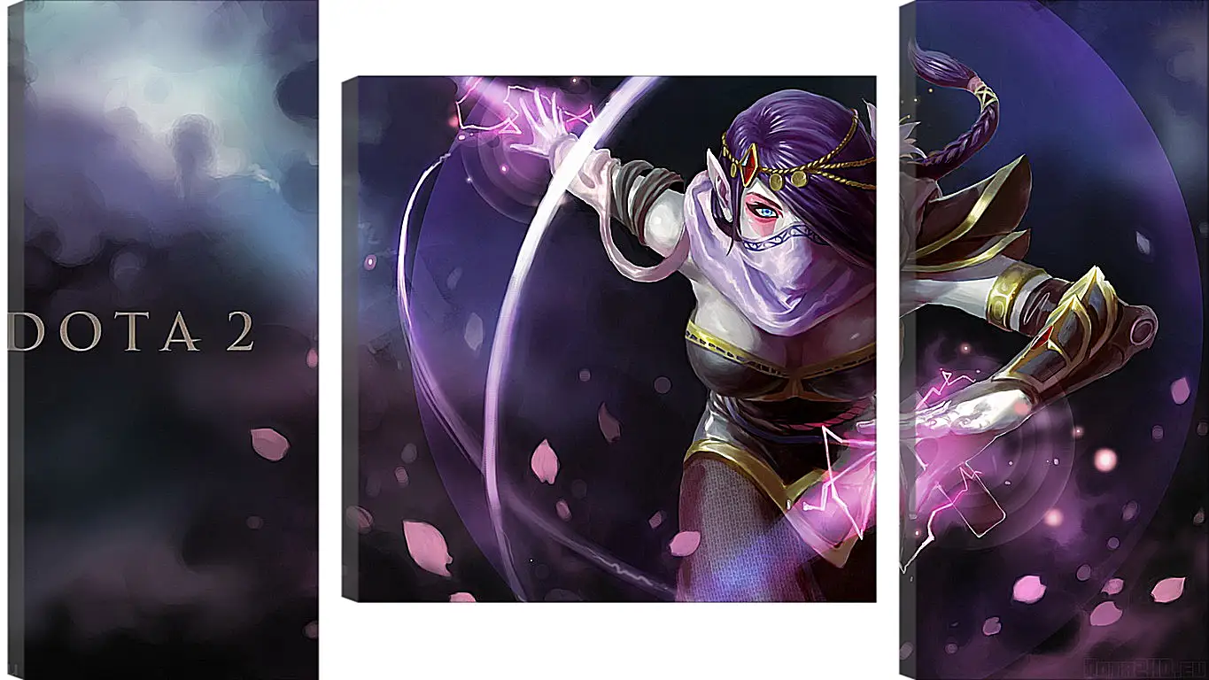 Модульная картина - templar assassin, dota, art