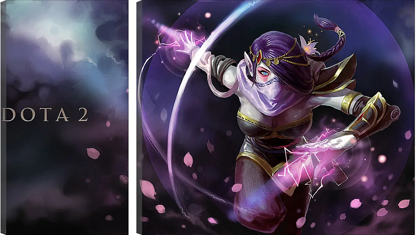 Модульная картина - templar assassin, dota, art