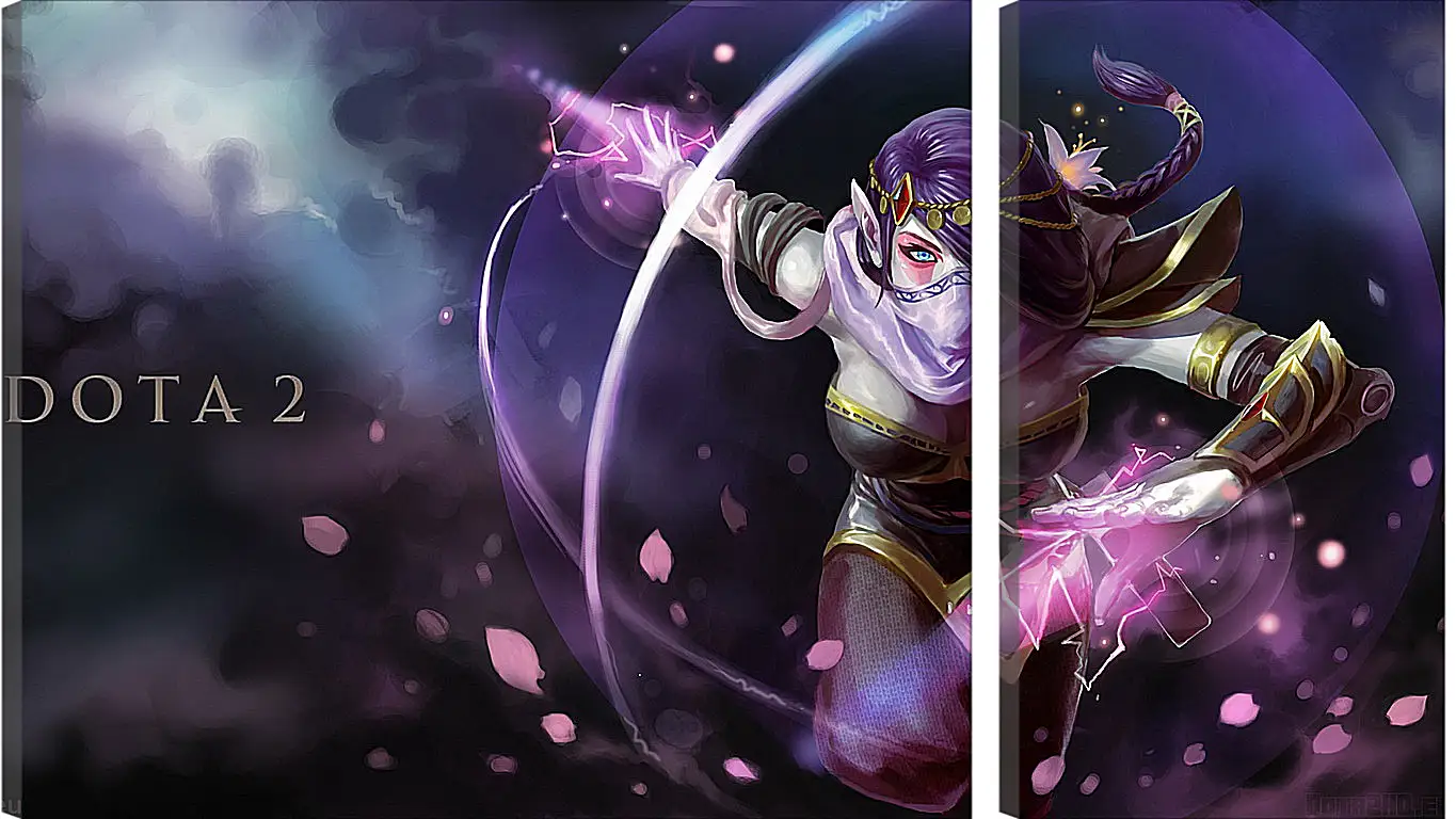 Модульная картина - templar assassin, dota, art