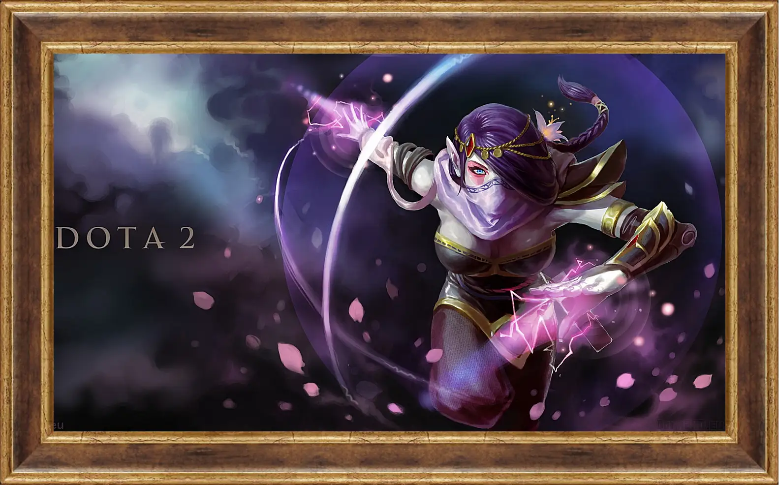 Картина в раме - templar assassin, dota, art