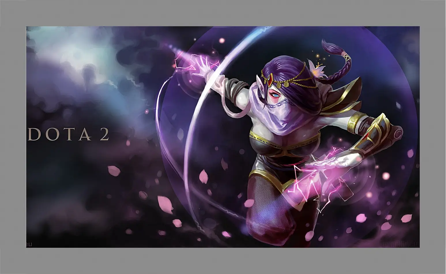 Картина в раме - templar assassin, dota, art