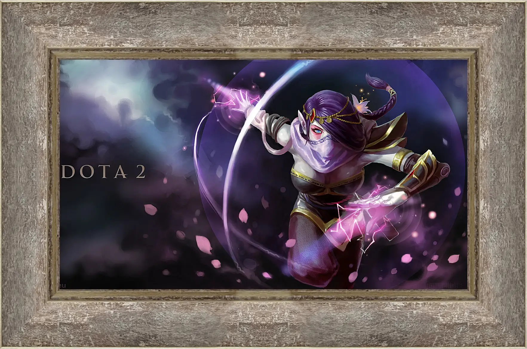 Картина в раме - templar assassin, dota, art