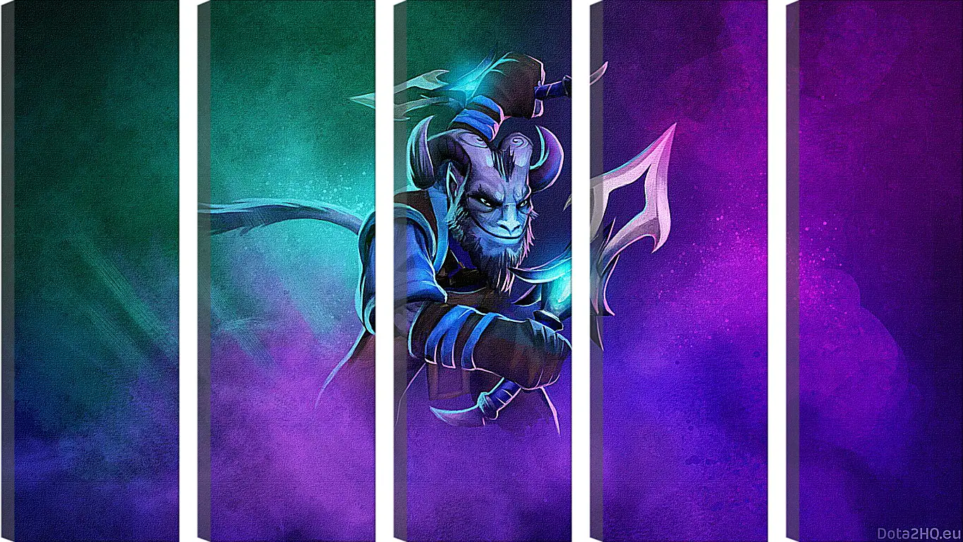 Модульная картина - dota 2, riki, umbrage dagger set