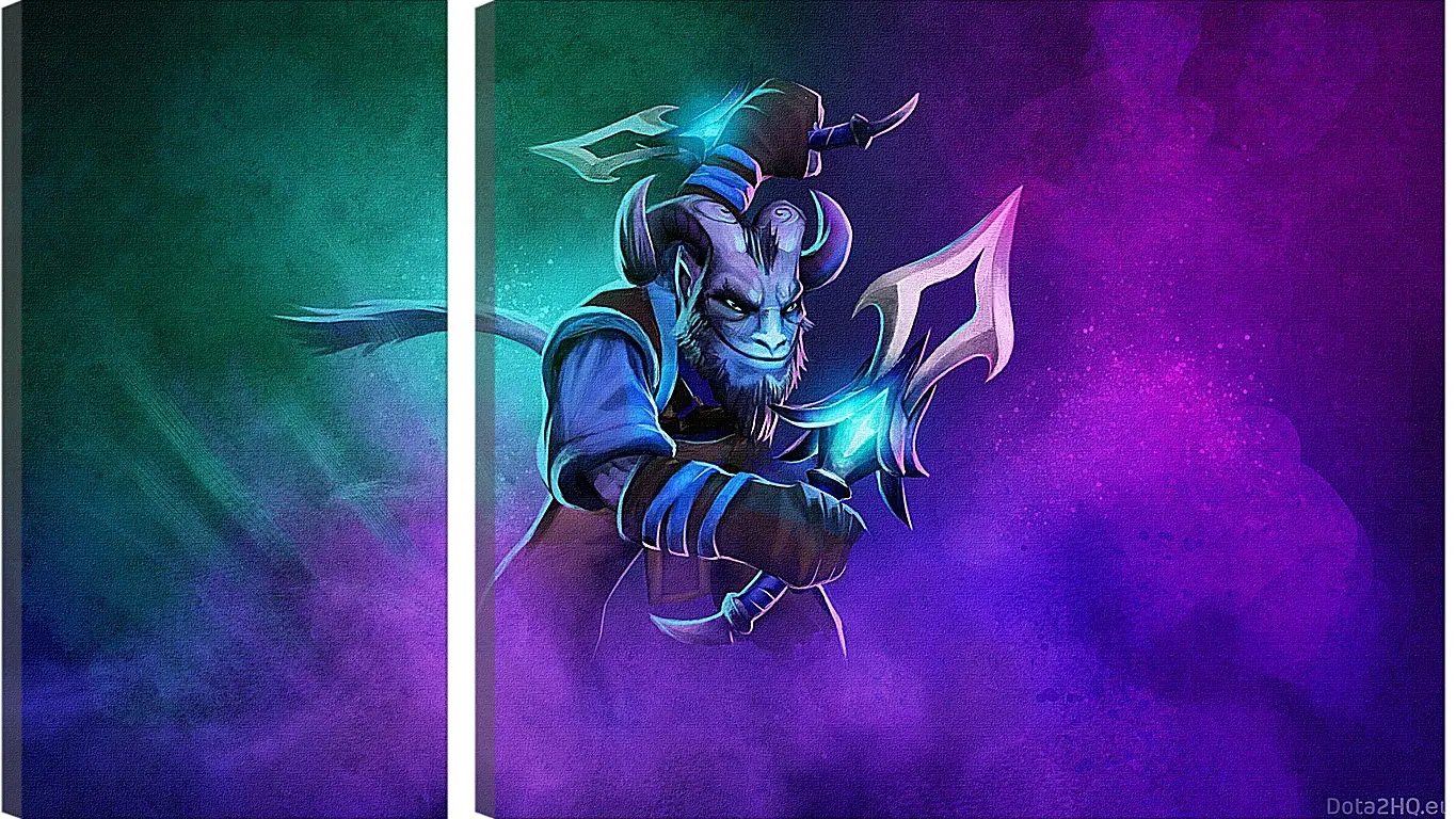 Модульная картина - dota 2, riki, umbrage dagger set