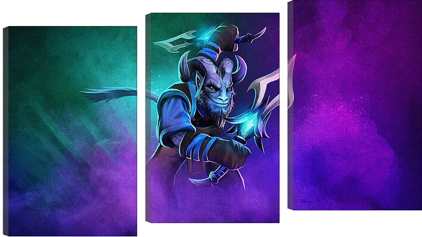 Модульная картина - dota 2, riki, umbrage dagger set