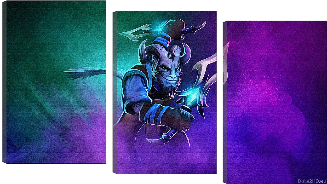 Модульная картина - dota 2, riki, umbrage dagger set