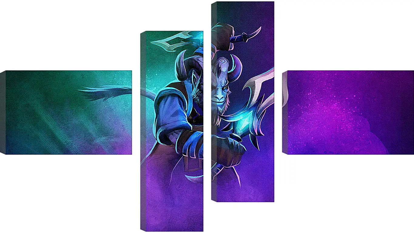 Модульная картина - dota 2, riki, umbrage dagger set