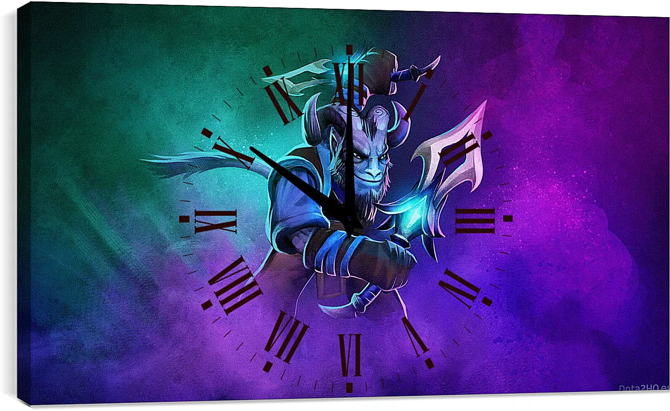 Часы картина - dota 2, riki, umbrage dagger set