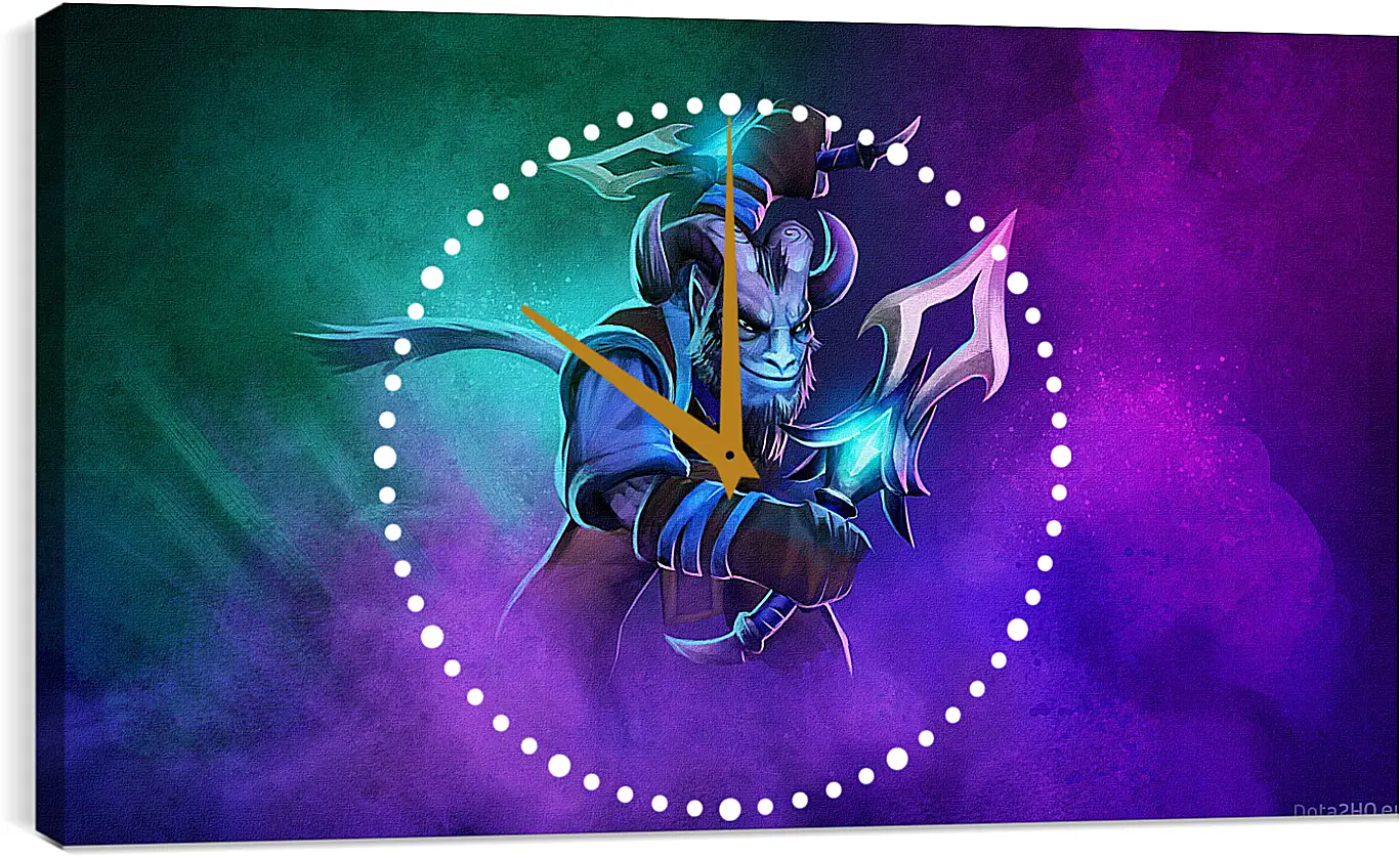 Часы картина - dota 2, riki, umbrage dagger set