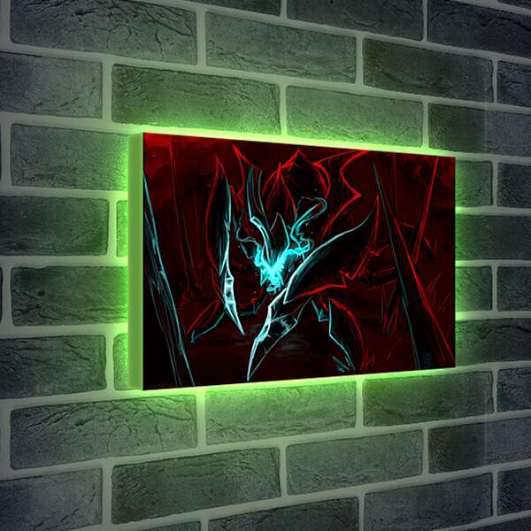 Лайтбокс световая панель - nyx assassin, sketch art, dota 2