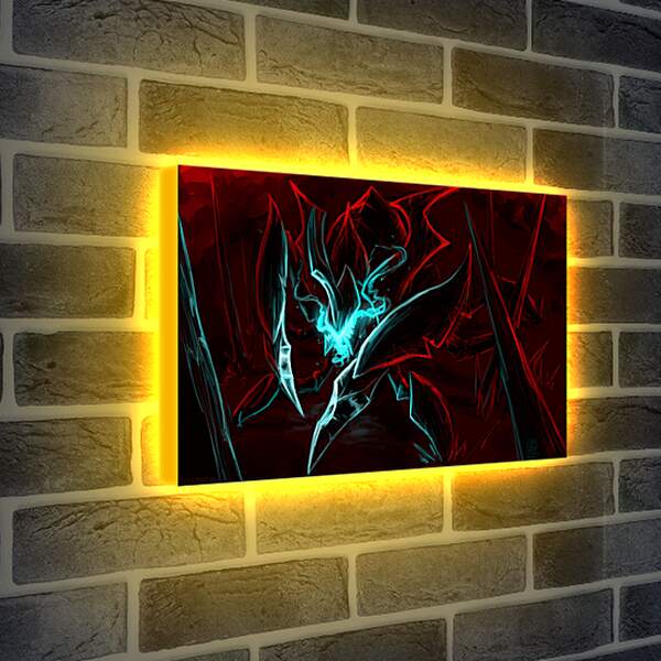 Лайтбокс световая панель - nyx assassin, sketch art, dota 2