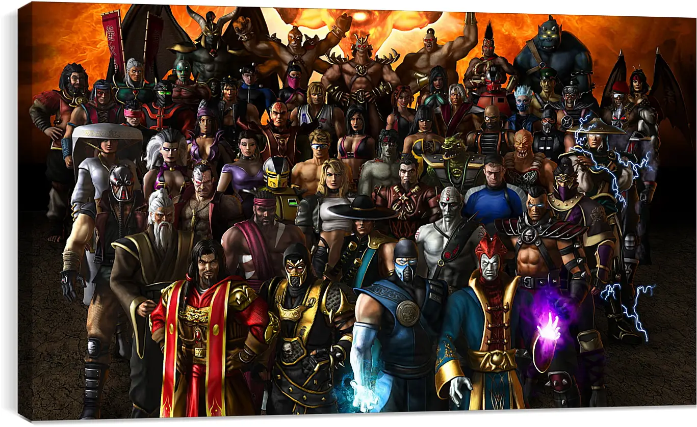 Постер и плакат - mortal kombat, armageddon, characters