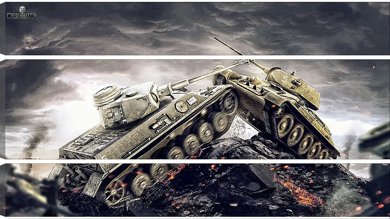 Модульная картина - wargaming net, world of tanks, wot
