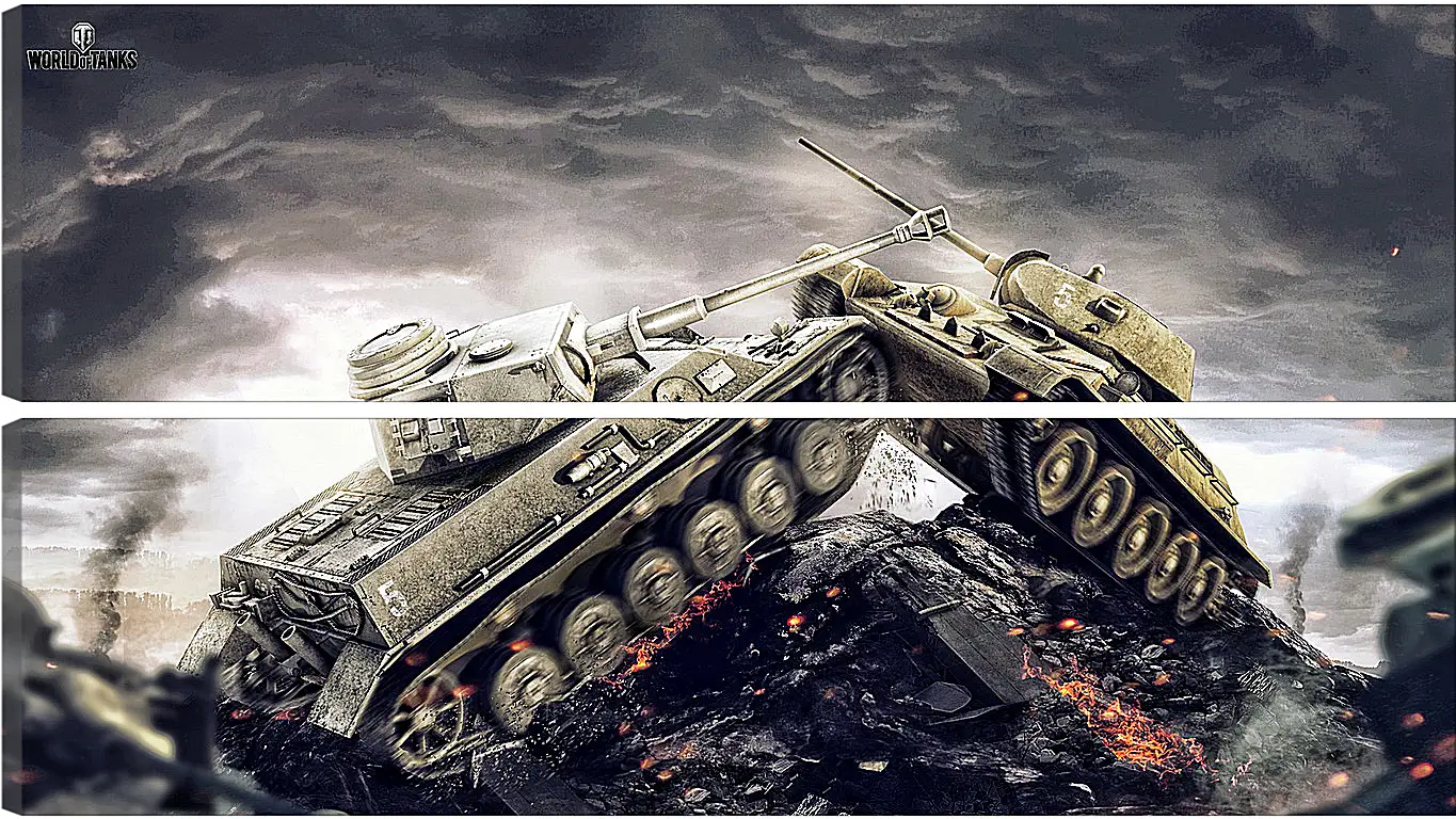 Модульная картина - wargaming net, world of tanks, wot
