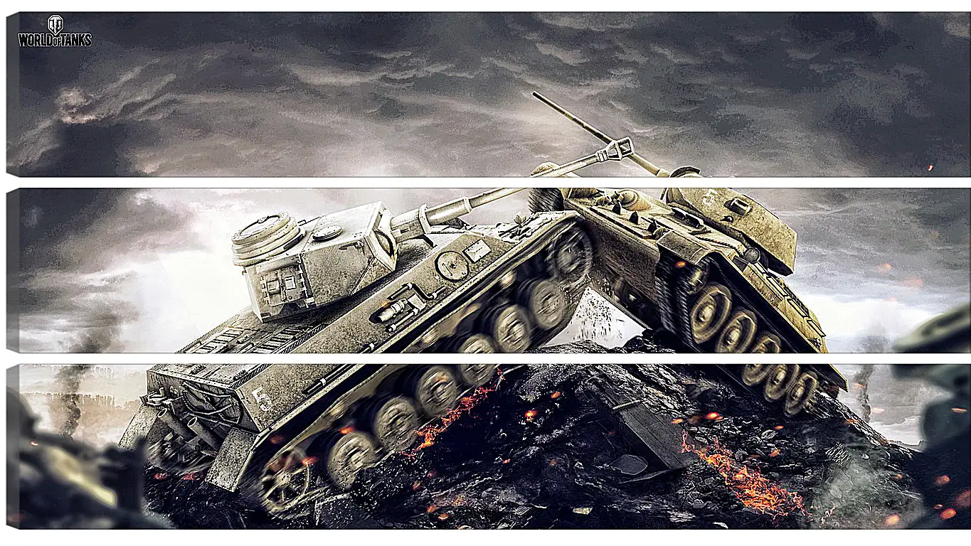 Модульная картина - wargaming net, world of tanks, wot
