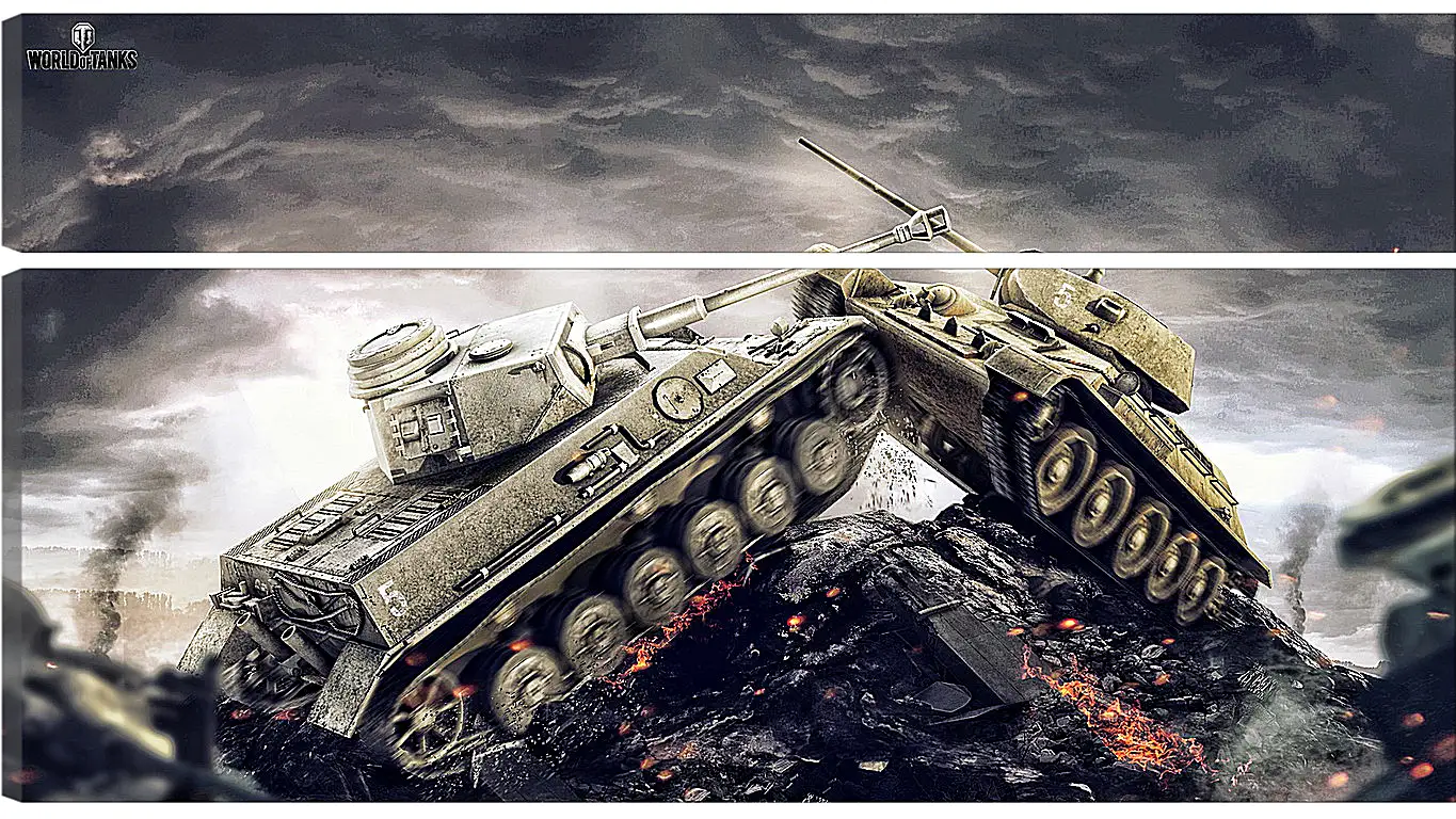 Модульная картина - wargaming net, world of tanks, wot
