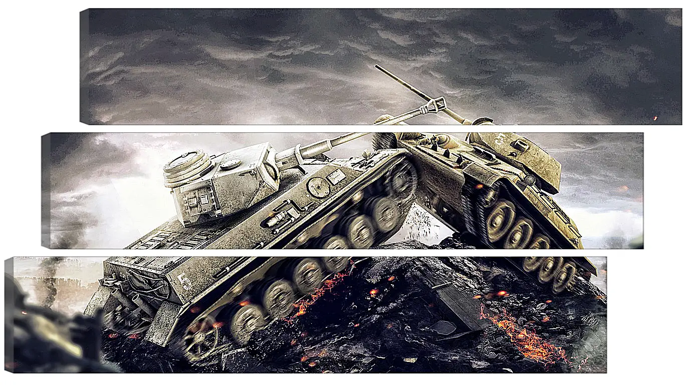 Модульная картина - wargaming net, world of tanks, wot
